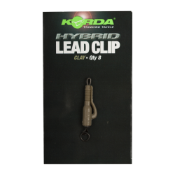 Korda - Hybrid Lead Clip Clay 5szt - Hybrydowe bezpieczne klipsy